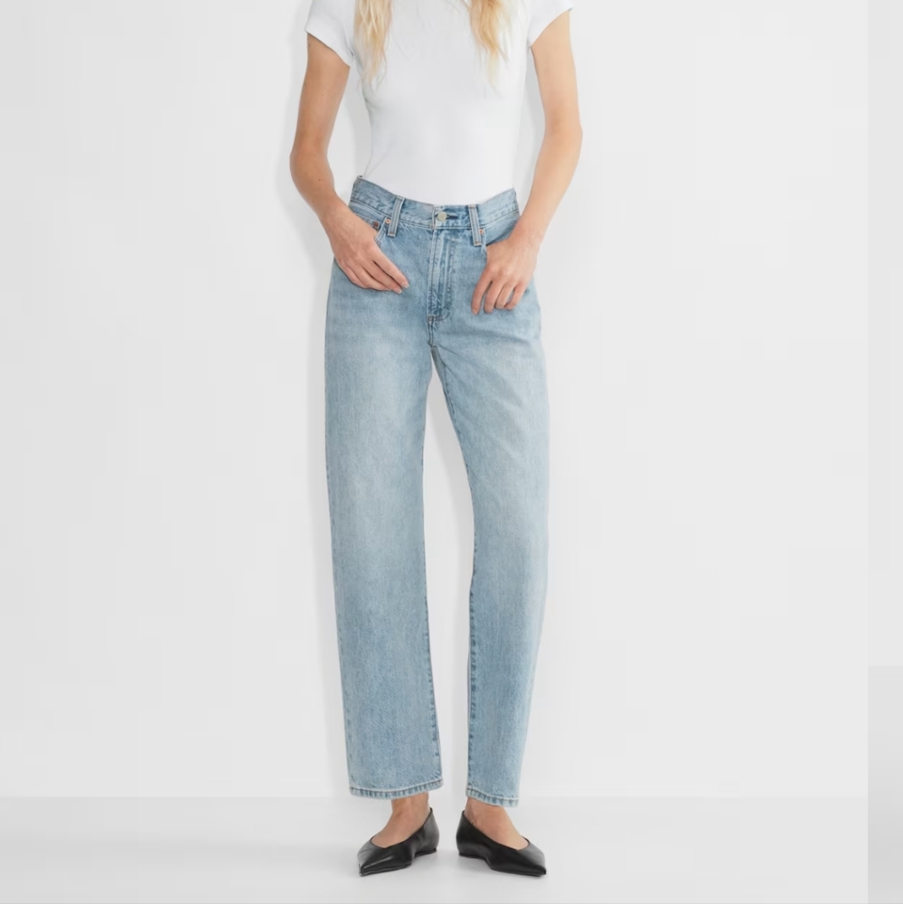 Pistola Light Wash Straight Leg